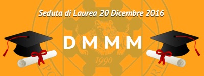 Seduta di Laurea del 20 Dicembre 2016